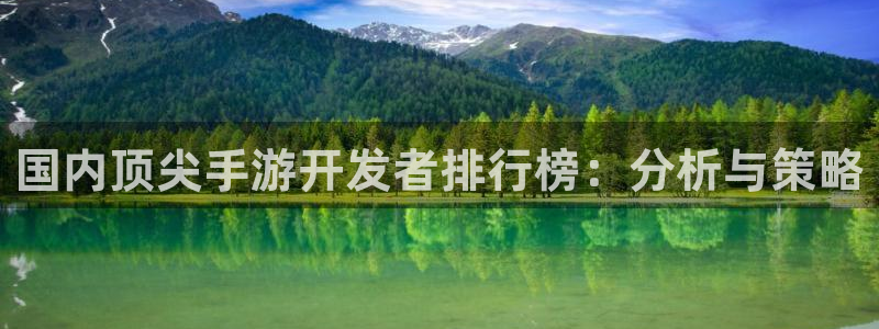 蓝图娱乐开奖结果：国内顶尖手游开发者排行榜：分析与策略
