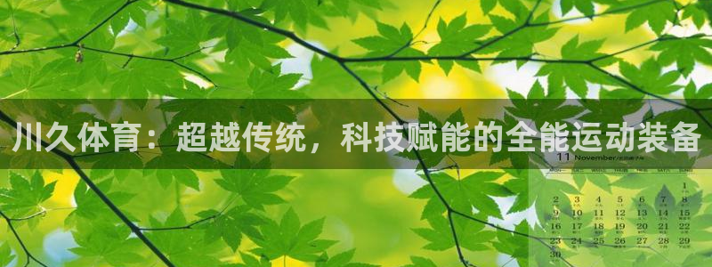 球王会体育：川久体育：超越传统，科技赋能的全能运动装备